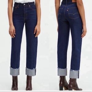 Levi’s rib cage straight jeans